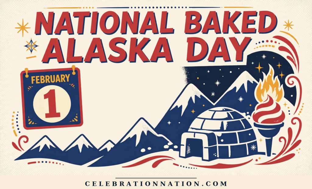 National Baked Alaska Day poster