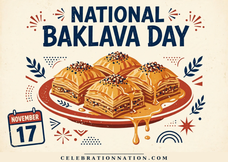 National Baklava Day poster