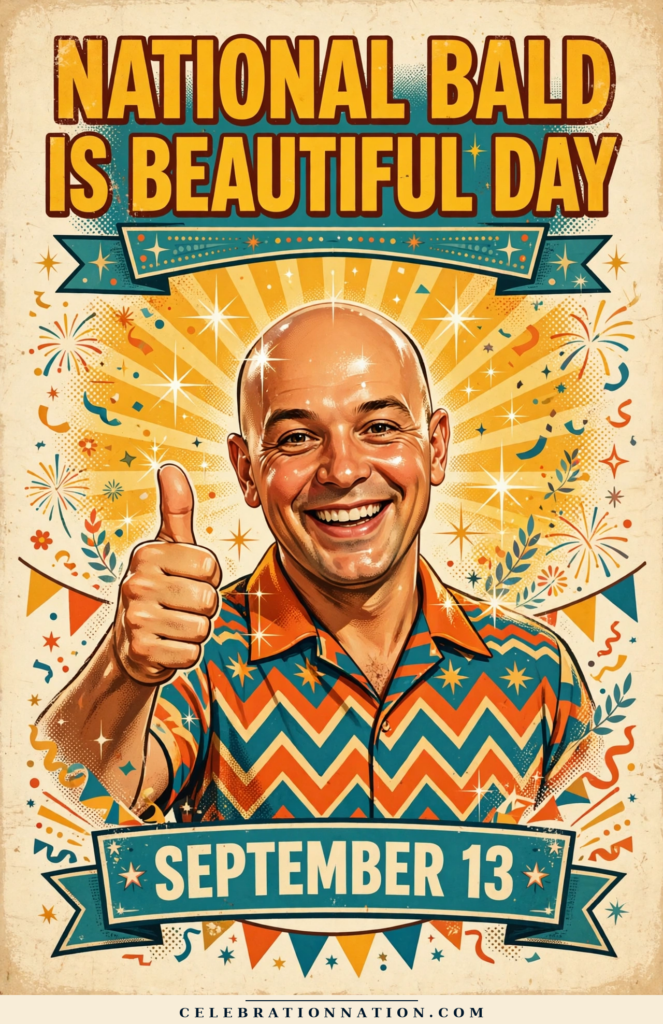 National Bald Is Beautiful Day poster