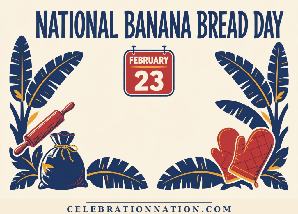 National Banana Bread Day poster