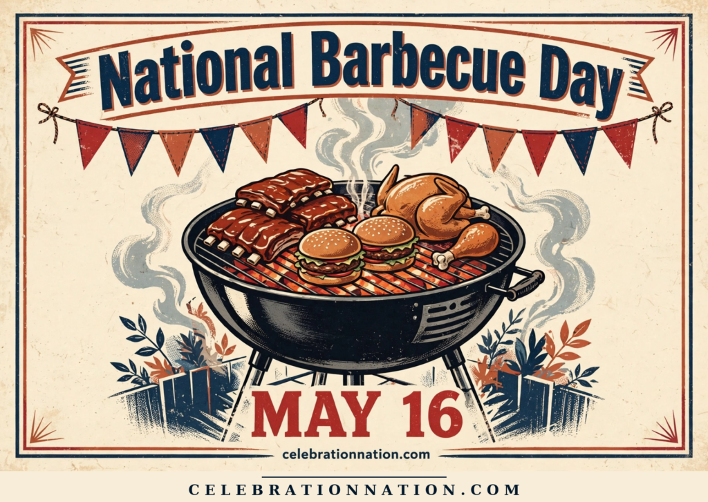 National Barbecue Day poster