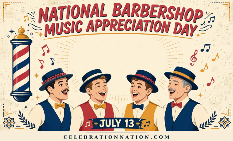 National Barbershop Music Appreciation Day poster