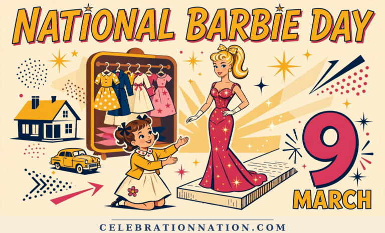 National Barbie Day poster