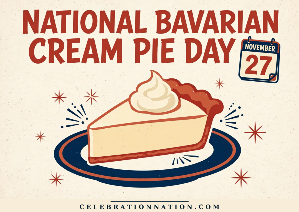 National Bavarian Cream Pie Day poster