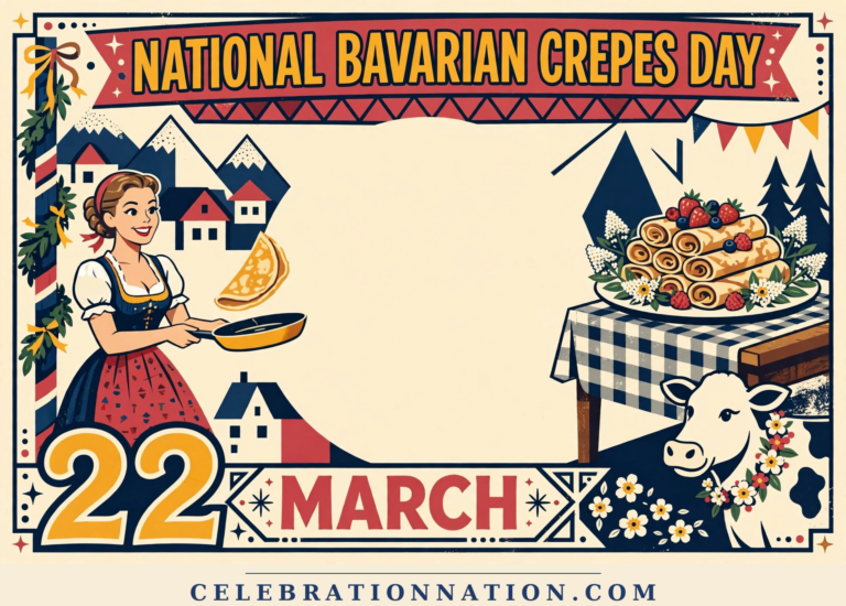 National Bavarian Crepes Day poster