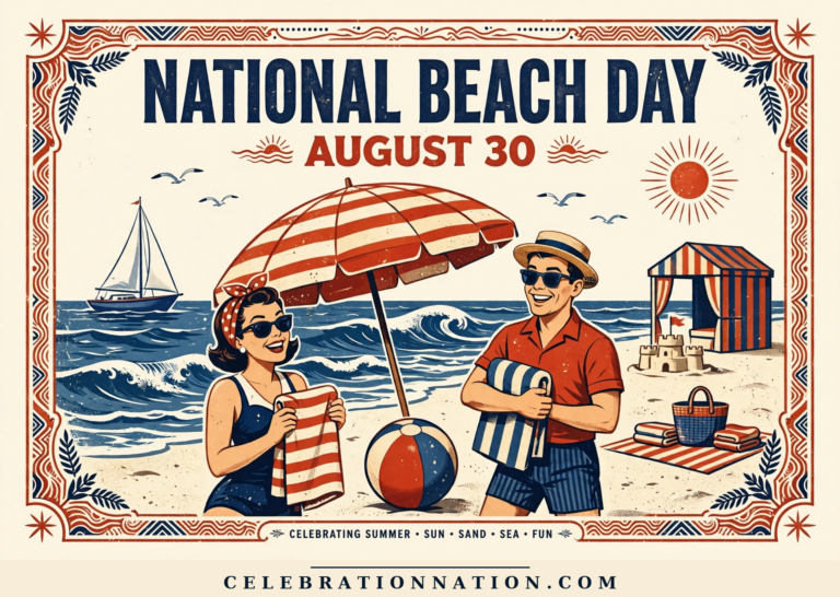National Beach Day poster