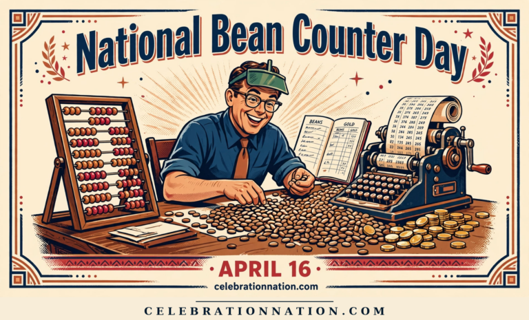 National Bean Counter Day poster