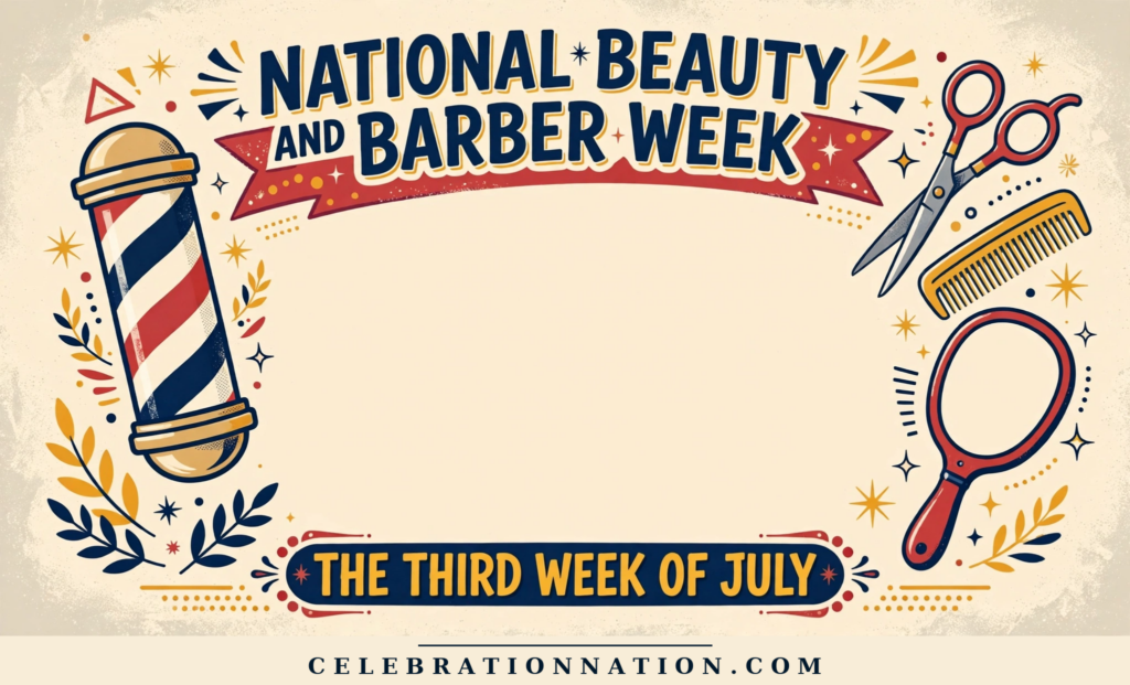 National Beauty and Barber Week poster