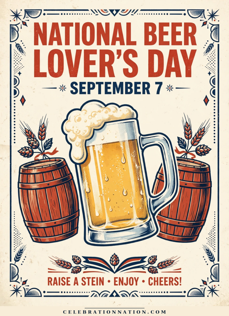 National Beer Lover’s Day poster