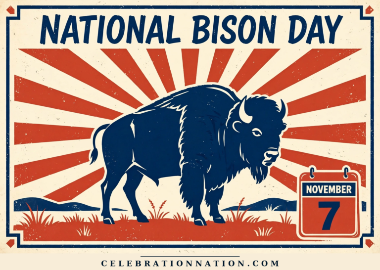 National Bison Day poster