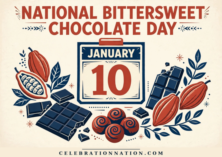 National Bittersweet Chocolate Day poster