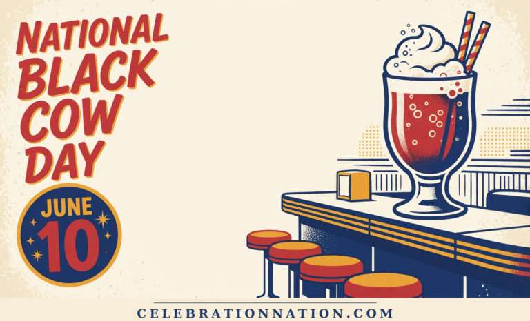 National Black Cow Day poster