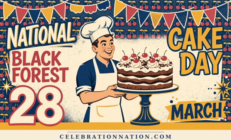 National Black Forest Cake Day poster