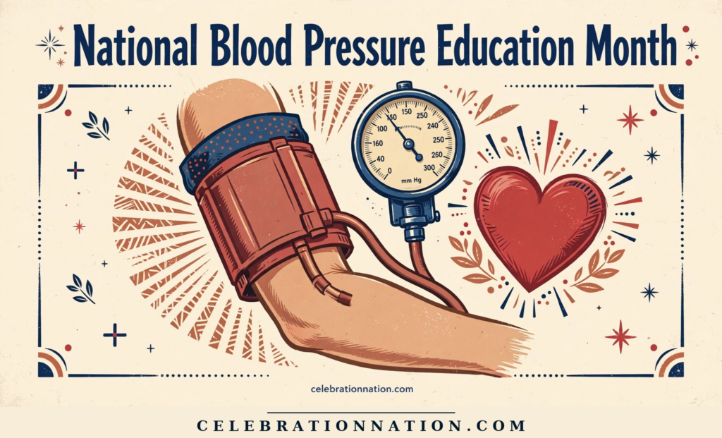 National Blood Pressure Education Month poster
