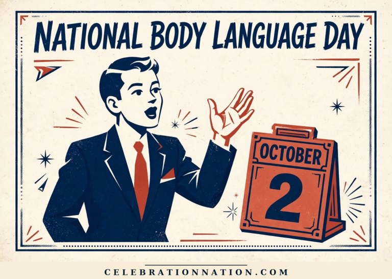National Body Language Day poster