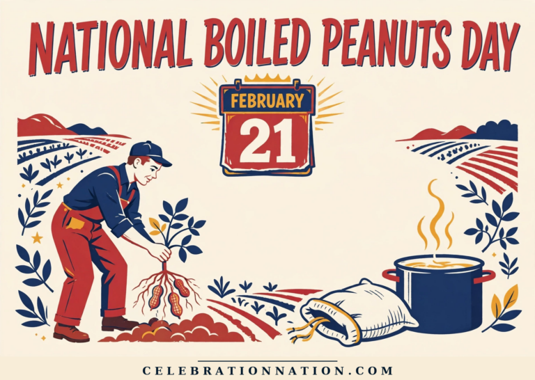 National Boiled Peanuts Day poster