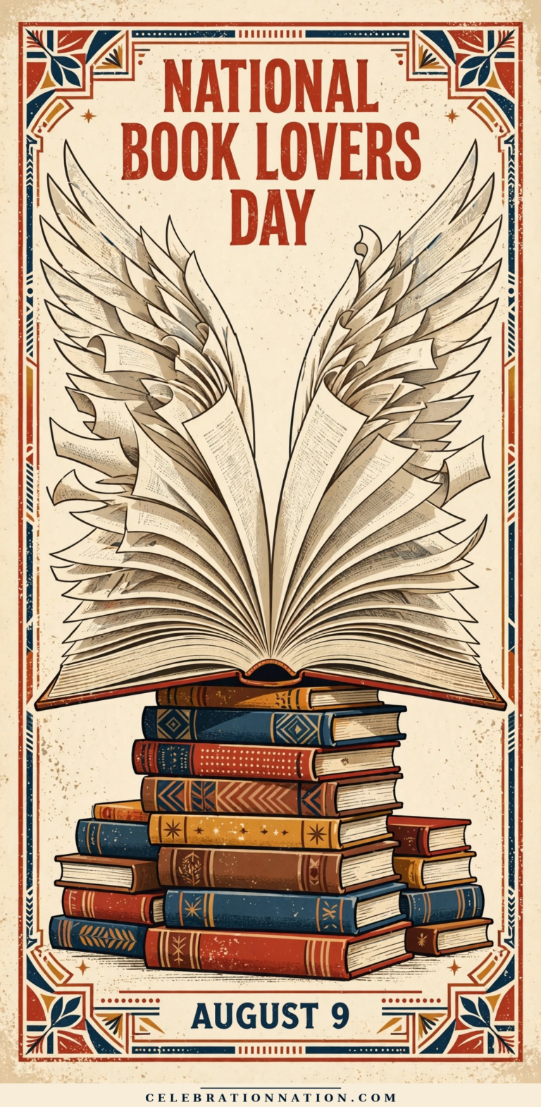 National Book Lovers Day poster