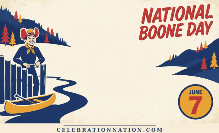 National Boone Day poster