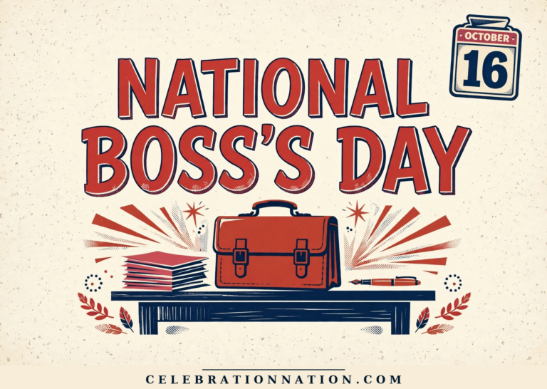 National Boss’s Day poster