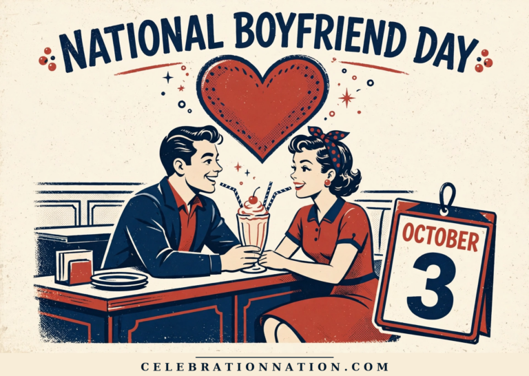 National Boyfriend Day poster