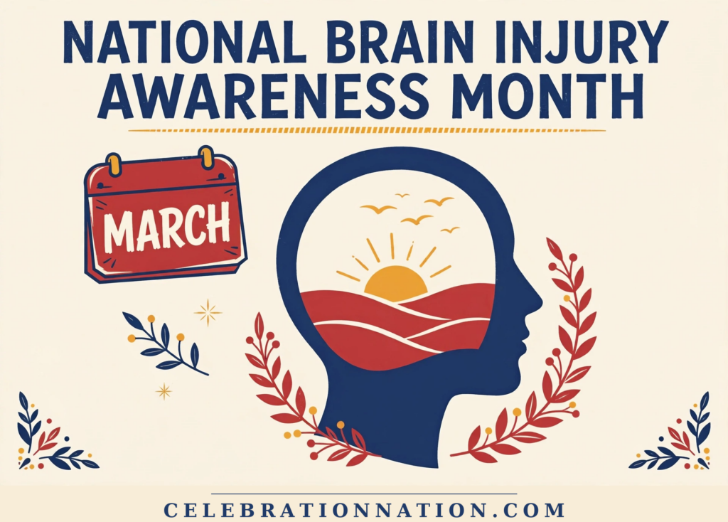 National Brain Injury Awareness Month poster