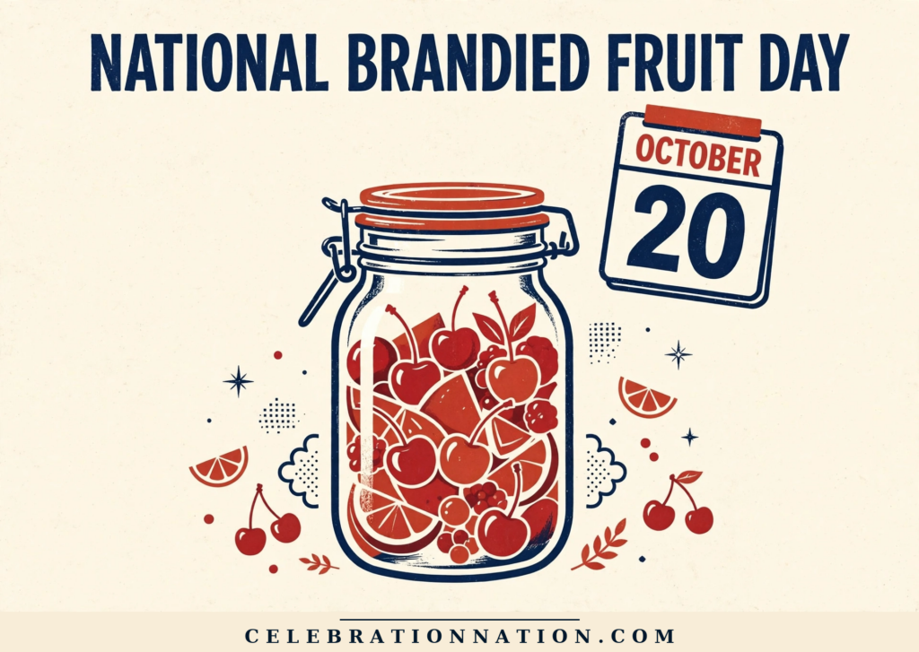 National Brandied Fruit Day poster