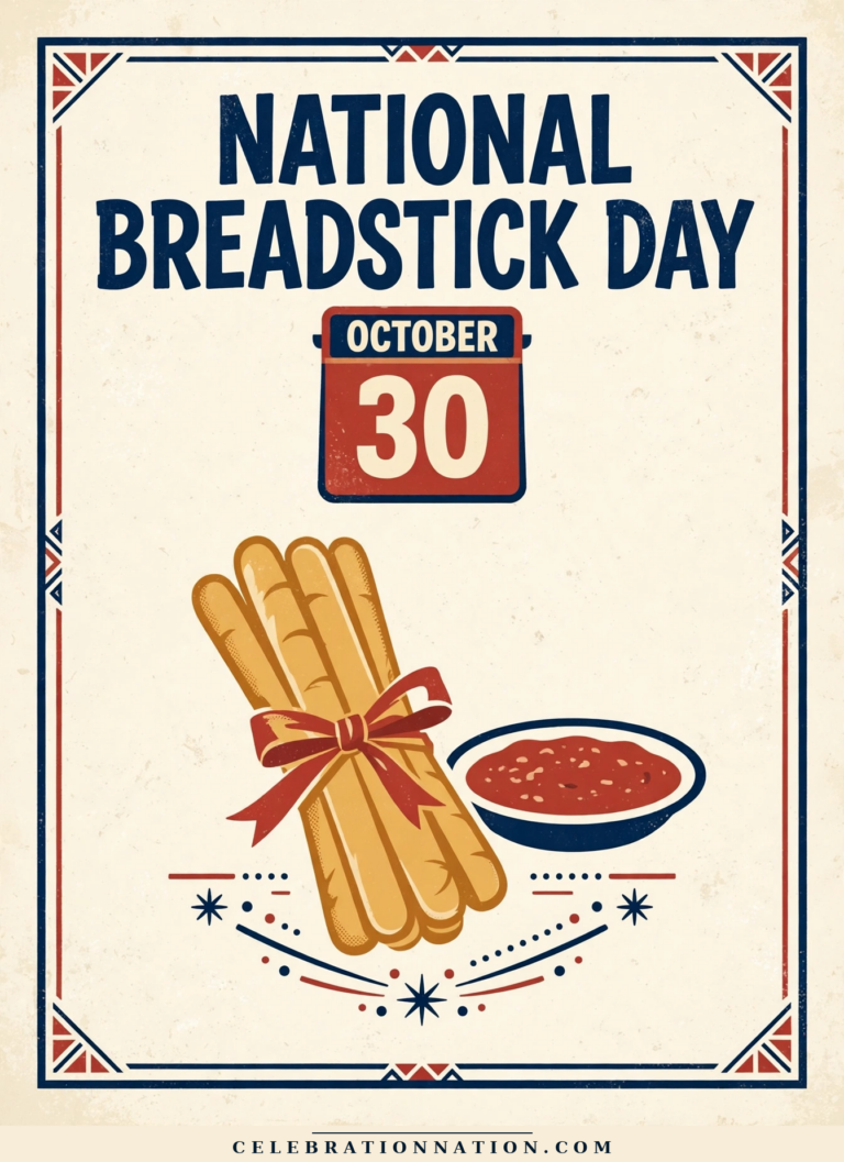 National Breadstick Day poster