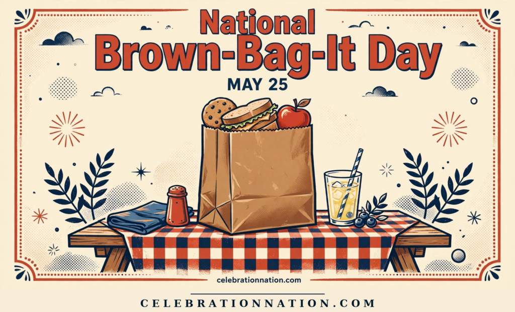National Brown-Bag-It Day poster