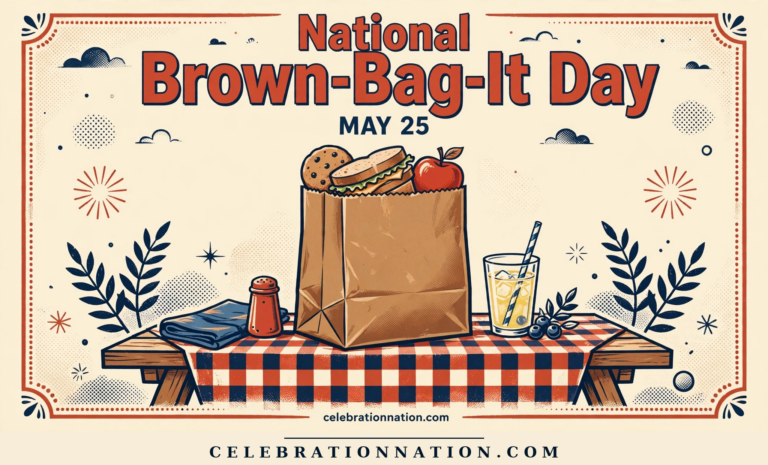 National Brown-Bag-It Day poster