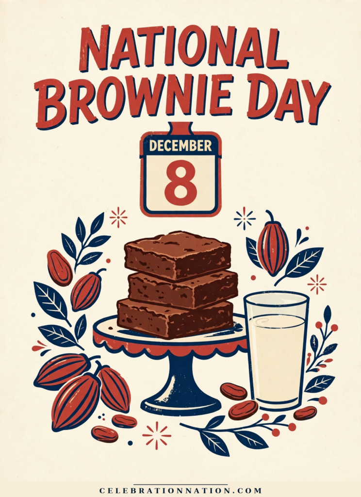 National Brownie Day poster