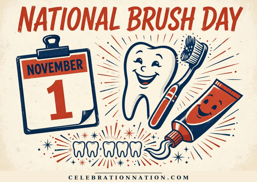 National Brush Day poster