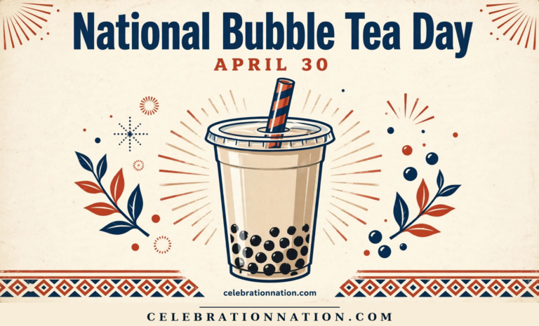 National Bubble Tea Day poster