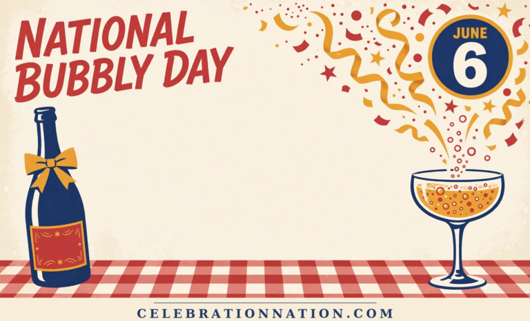 National Bubbly Day poster