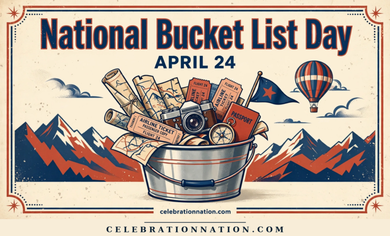 National Bucket List Day poster