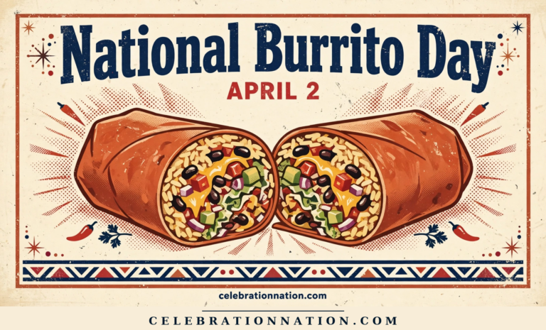 National Burrito Day poster
