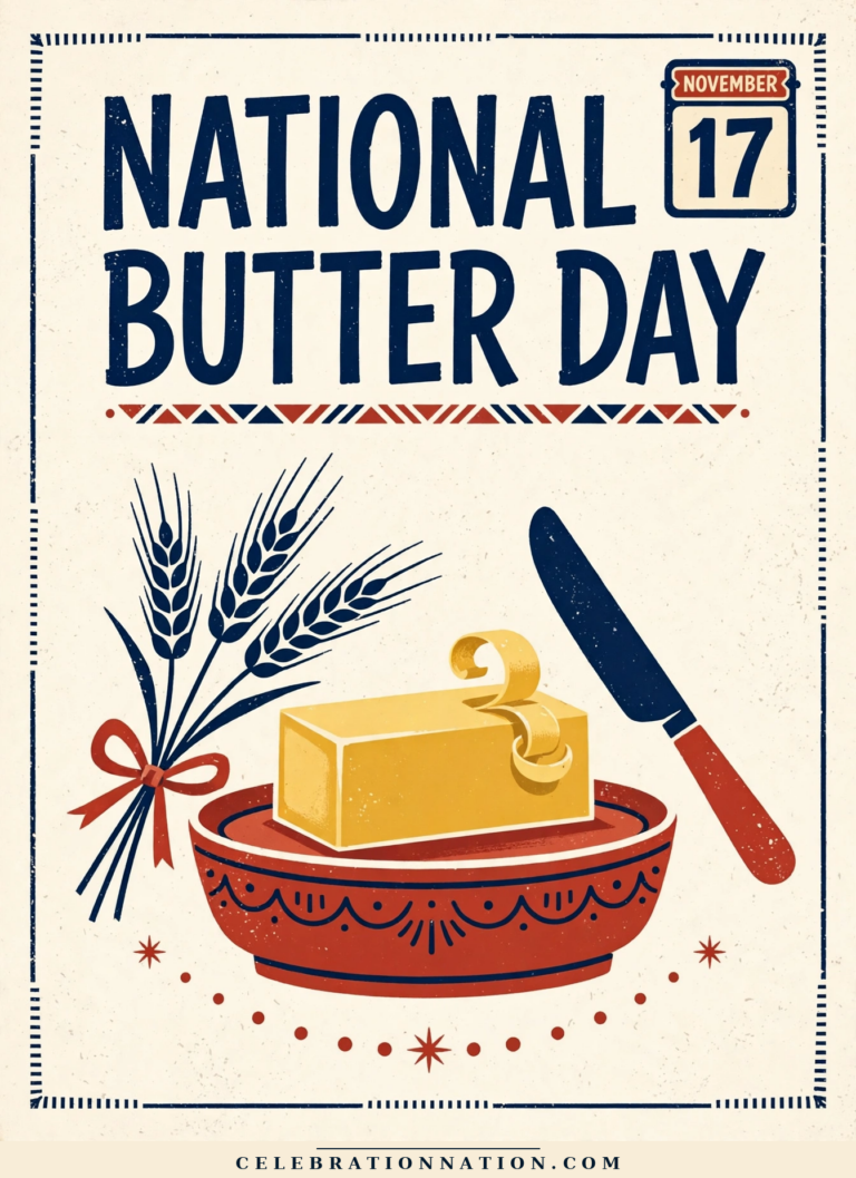 National Butter Day poster