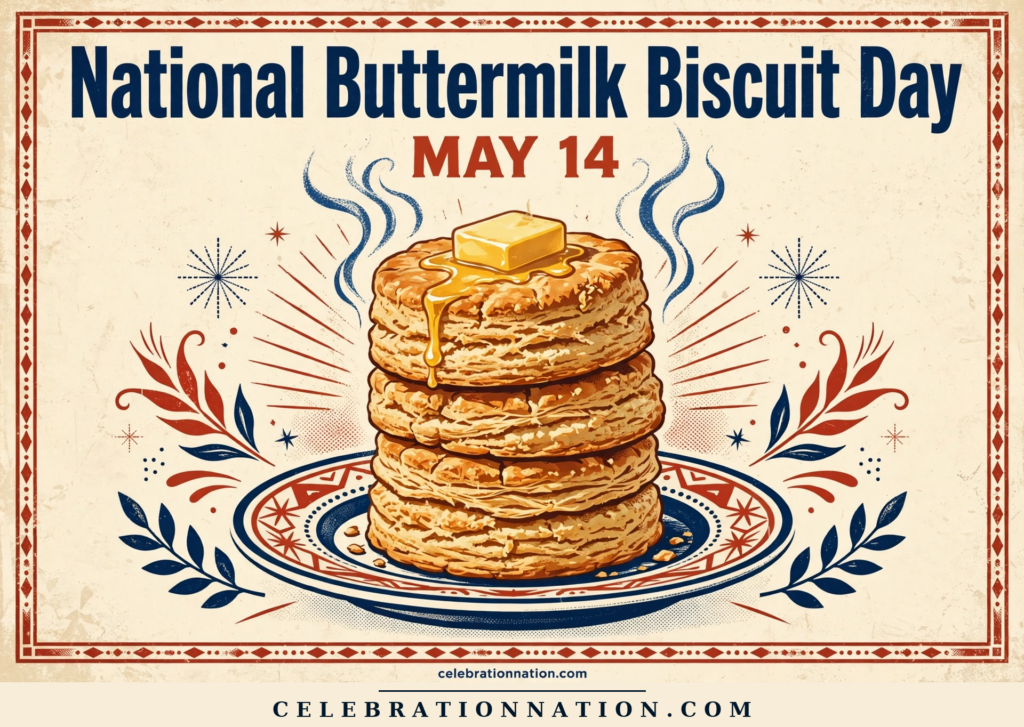 National Buttermilk Biscuit Day poster