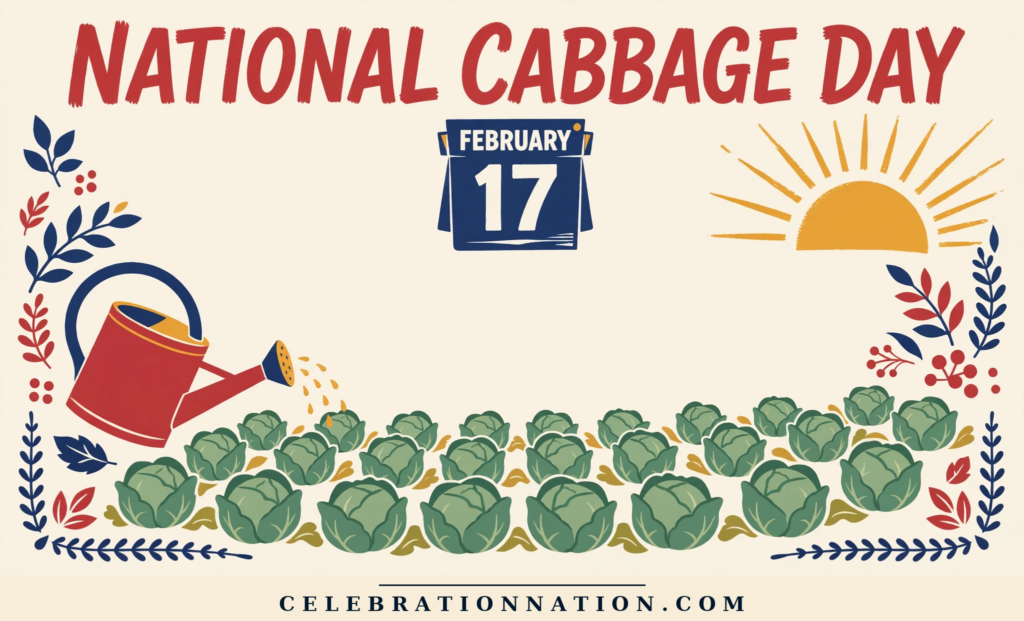 National Cabbage Day poster
