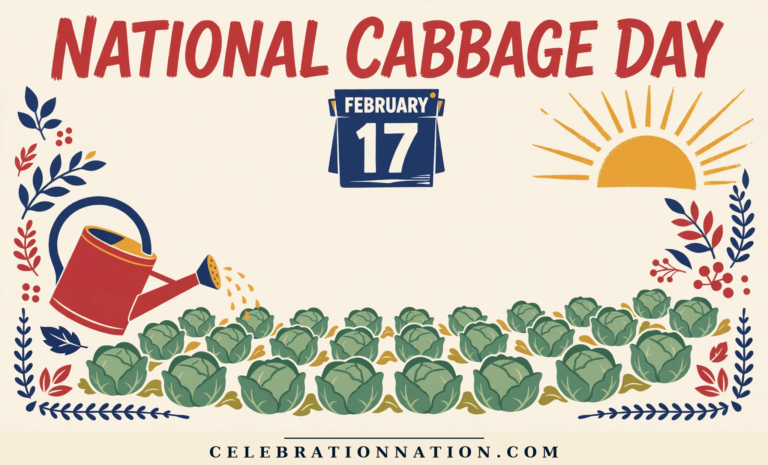 National Cabbage Day poster