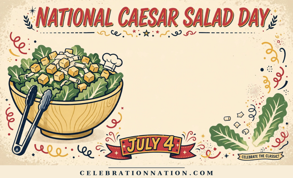 National Caesar Salad Day poster