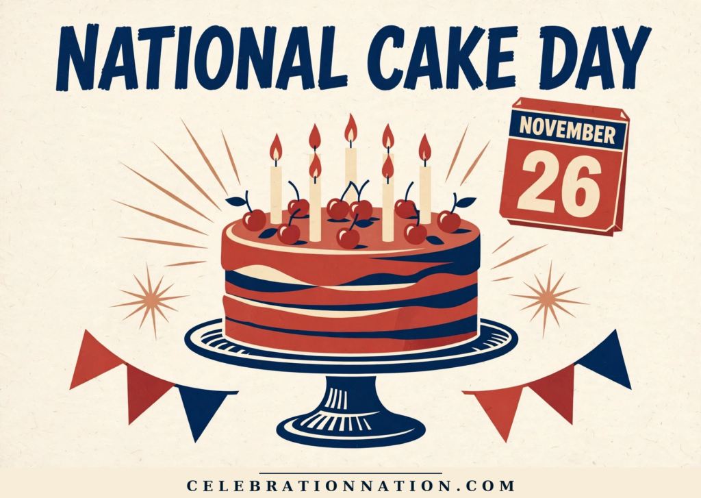 National Cake Day poster