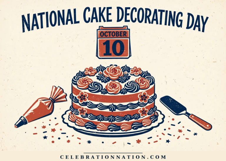 National Cake Decorating Day poster