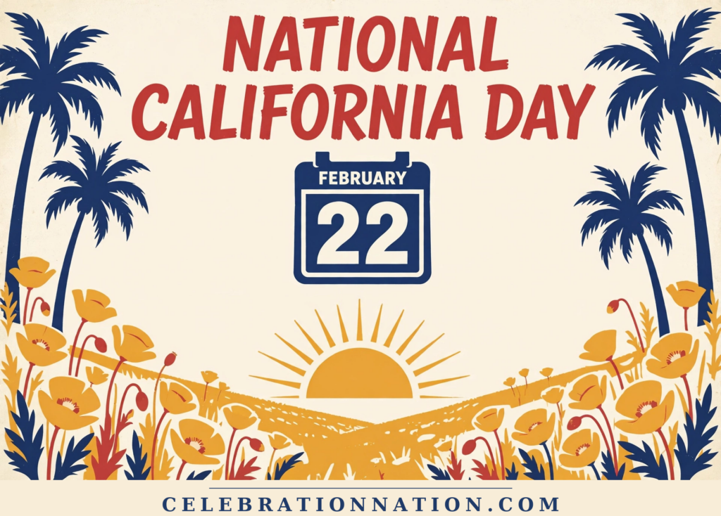 National California Day poster