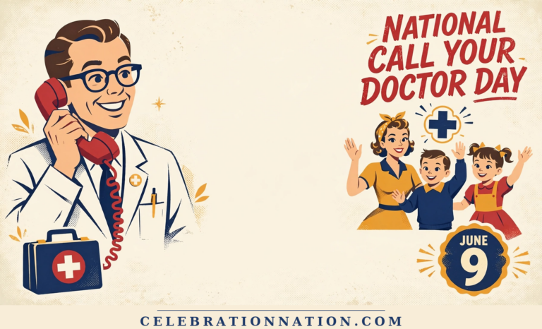 National Call Your Doctor Day poster