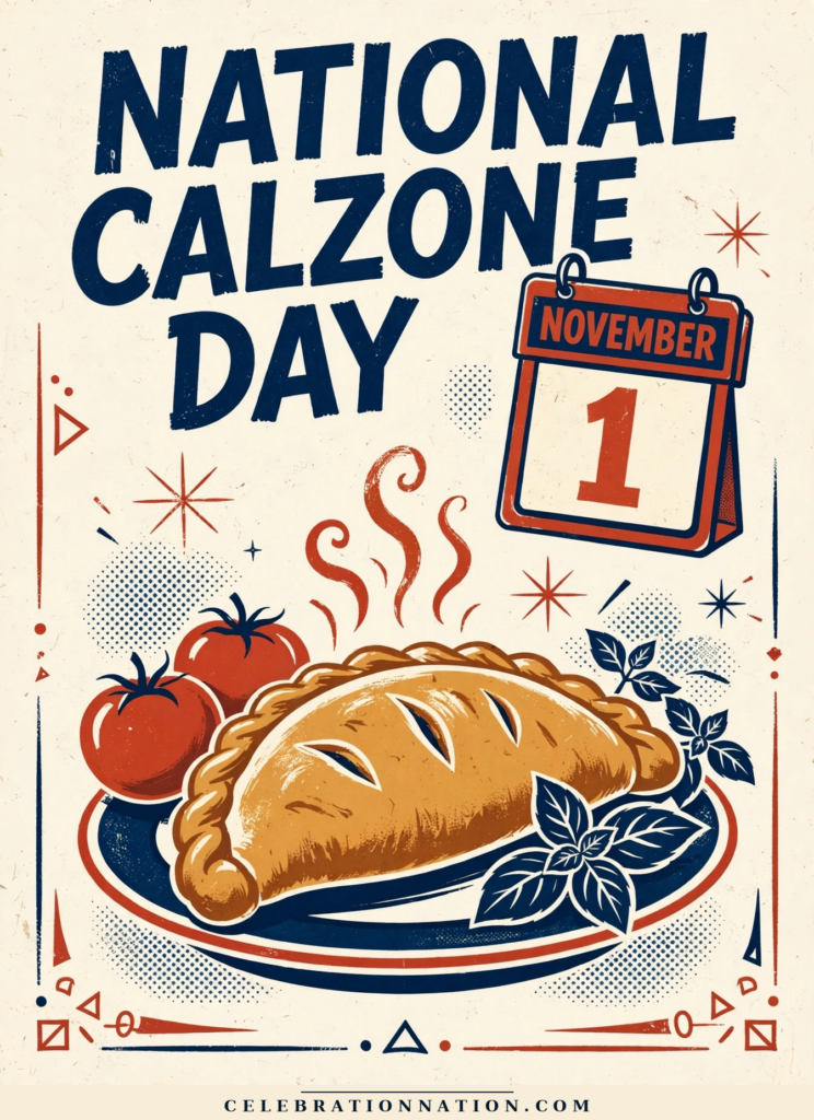 National Calzone Day poster