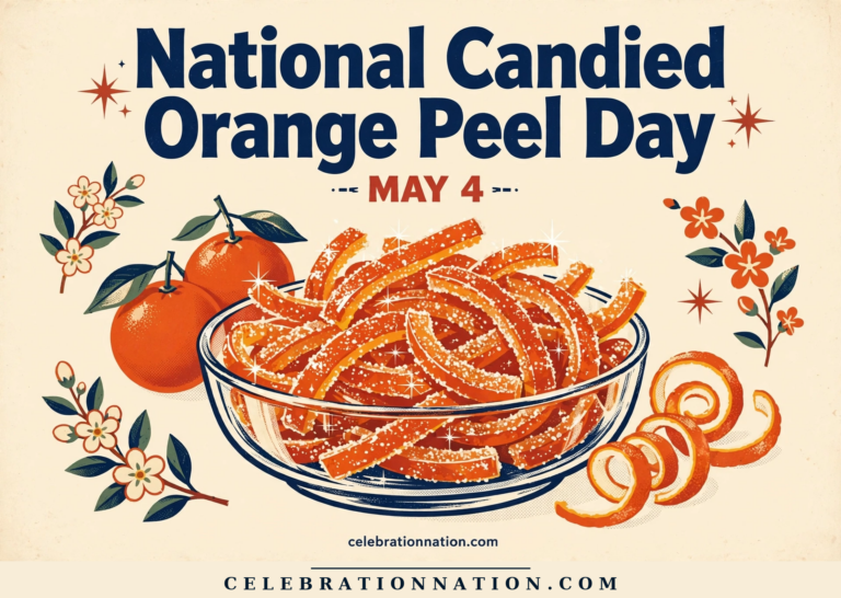 National Candied Orange Peel Day poster