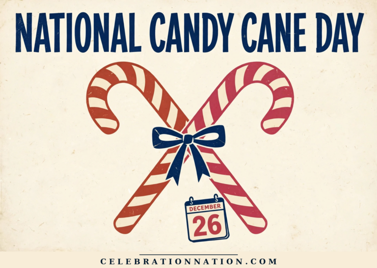 National Candy Cane Day poster