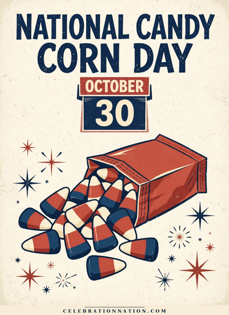 National Candy Corn Day poster