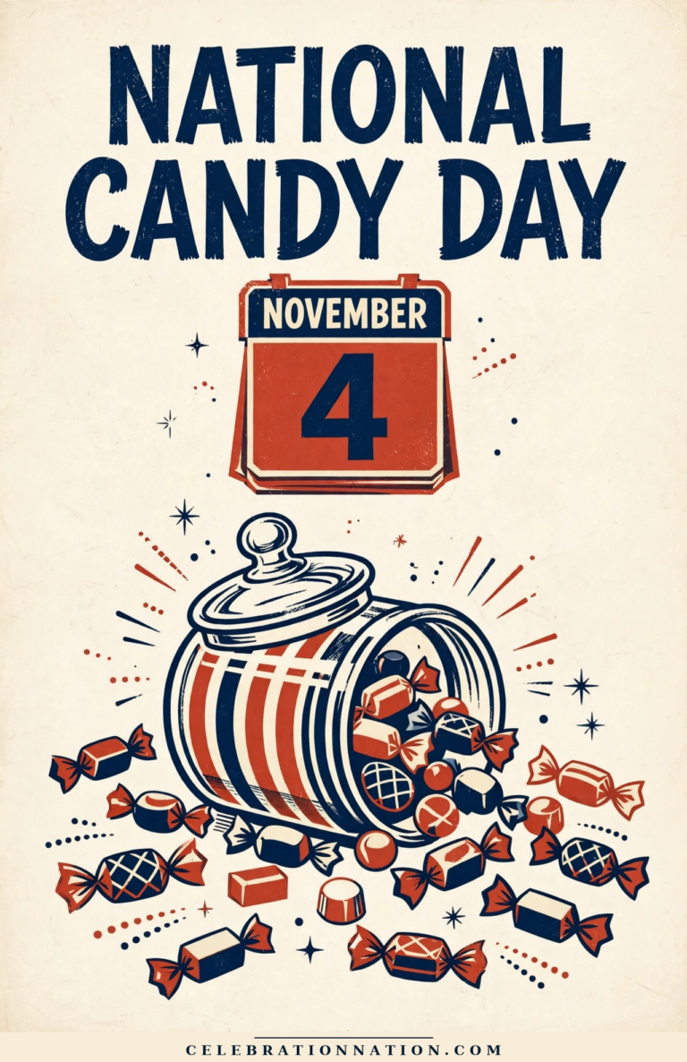 National Candy Day poster