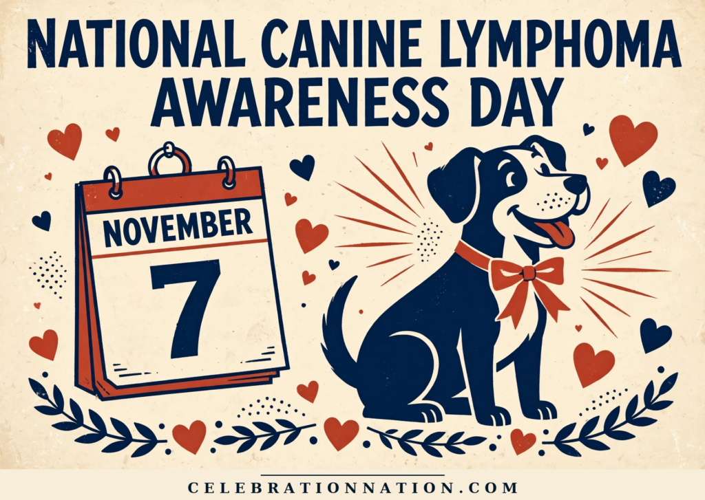 National Canine Lymphoma Awareness Day poster